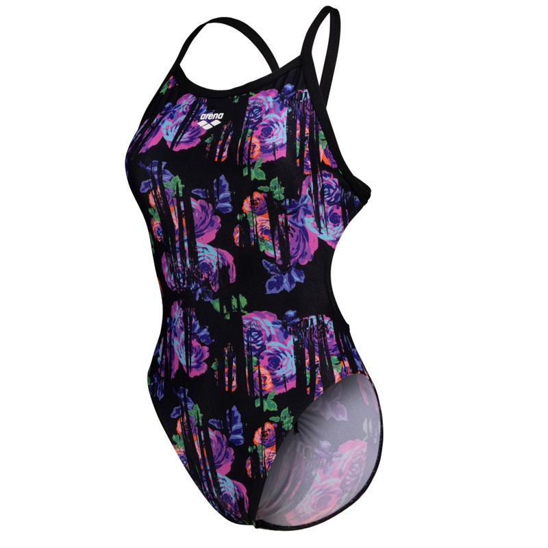 ARENA ROSE TEXTURE SWIMSUIT XCROSS BACK couleurs