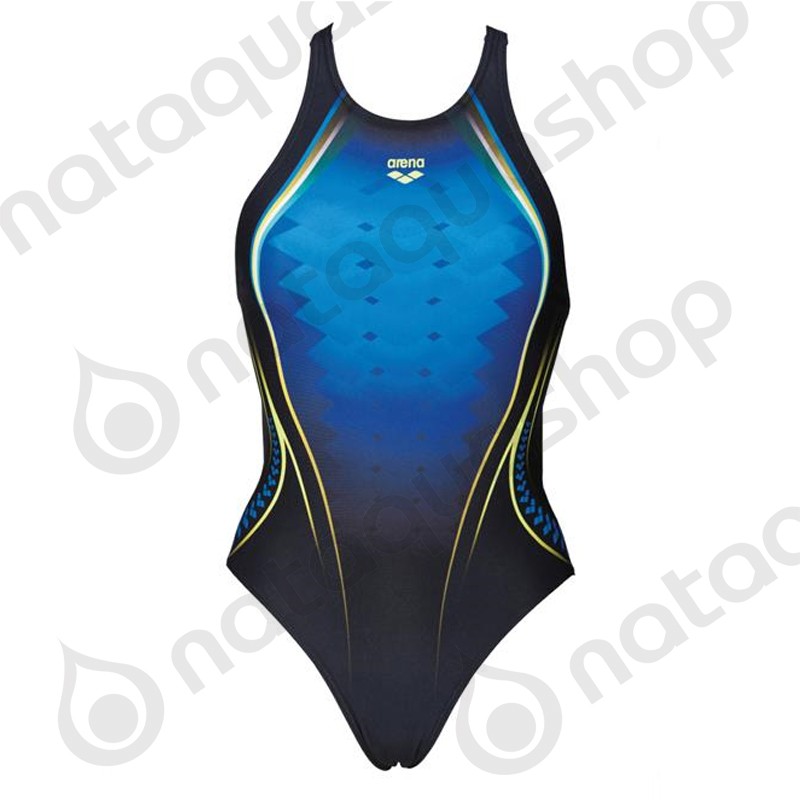 ARENA ONE PLACED PRINT ONE PIECE - FEMME couleurs