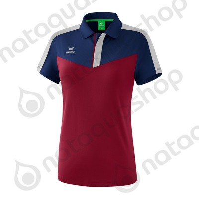POLO SQUAD - FEMME new navy/bordeaux/silver grey