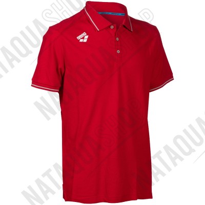 TEAM SOLID POLO COTON - UNISEXE Red