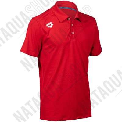 TEAM SOLID POLO - UNISEXE Red