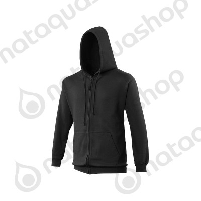Sweat-shirt zippé HOMME - JH050 Jet Black