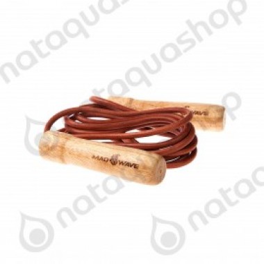 WODDEN SKIP ROPE WITH COTTON CORD - photo 0