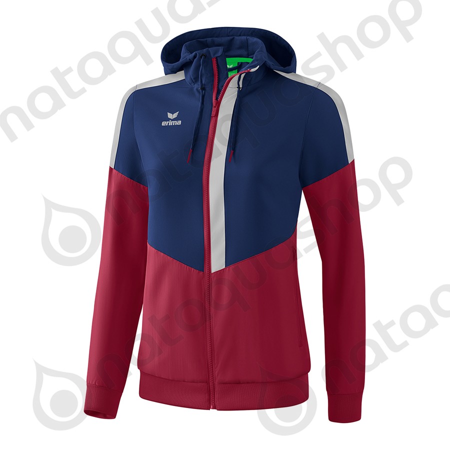 VESTE A CAPUCHE TRACKTOP SQUAD - FEMME couleurs