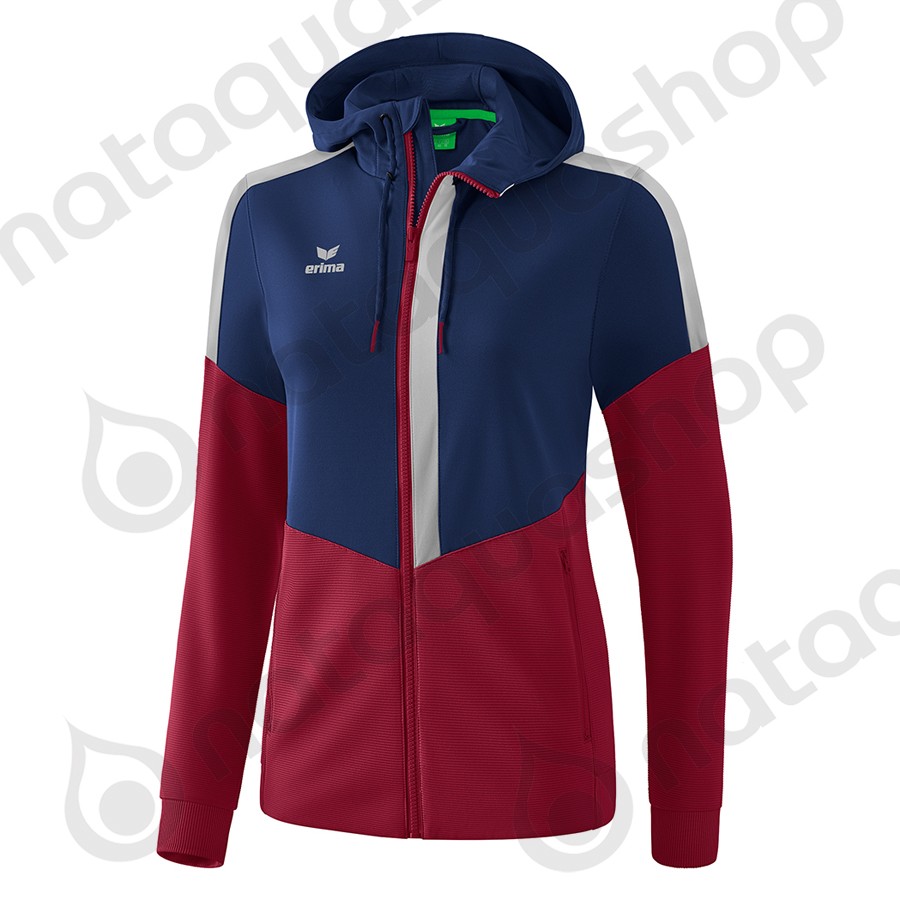 VESTE D'ENTRAINEMENT A CAPUCHE SQUAD - FEMME couleurs