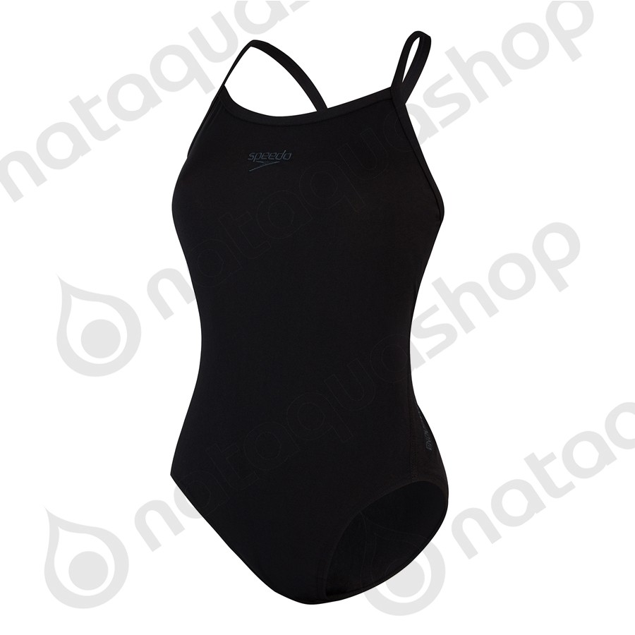 End Solid Turnback 1 Piece Femme Black Speedo Swimwear End Solid Turnback 1 Piece Femme Black Speedo Swimwear