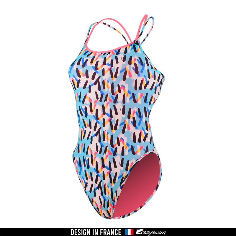 EVANS REVERSIBLE LOUMBA - FEMME Bleu/Rose Color