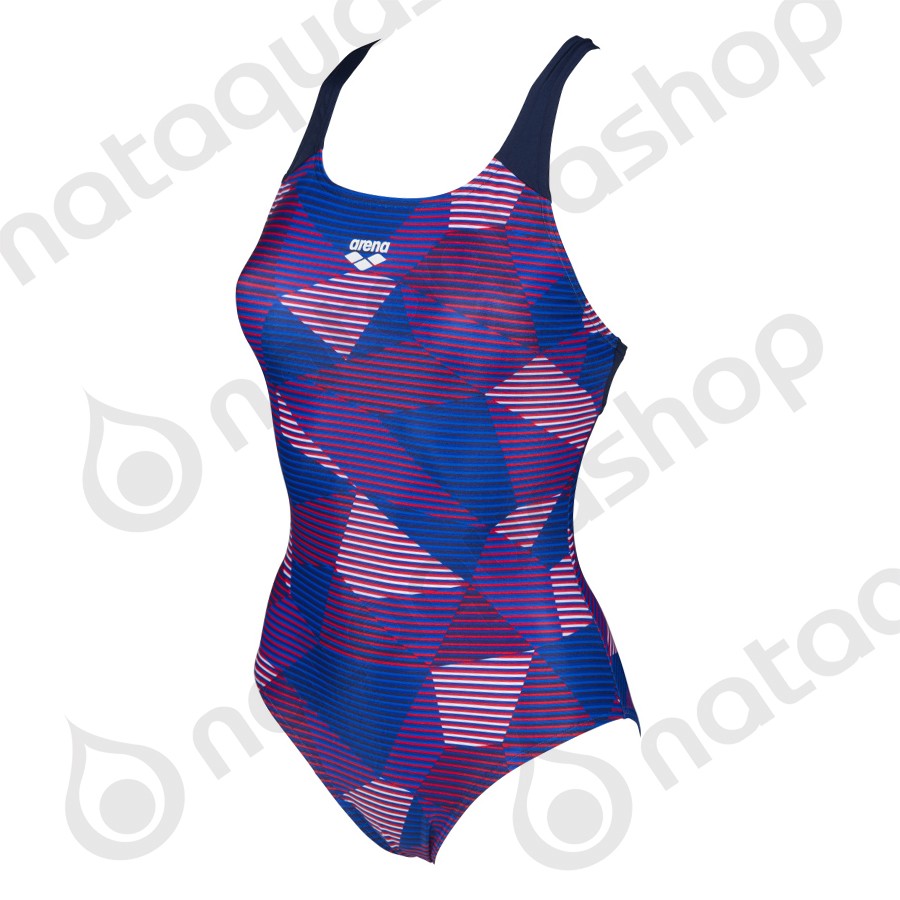 W STRIPED GEO SWIM PRO BACK couleurs