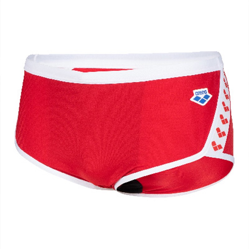 M ARENA ICONS SWIM LOW WAIST SHORT SOLID Rouge/blanc couleurs