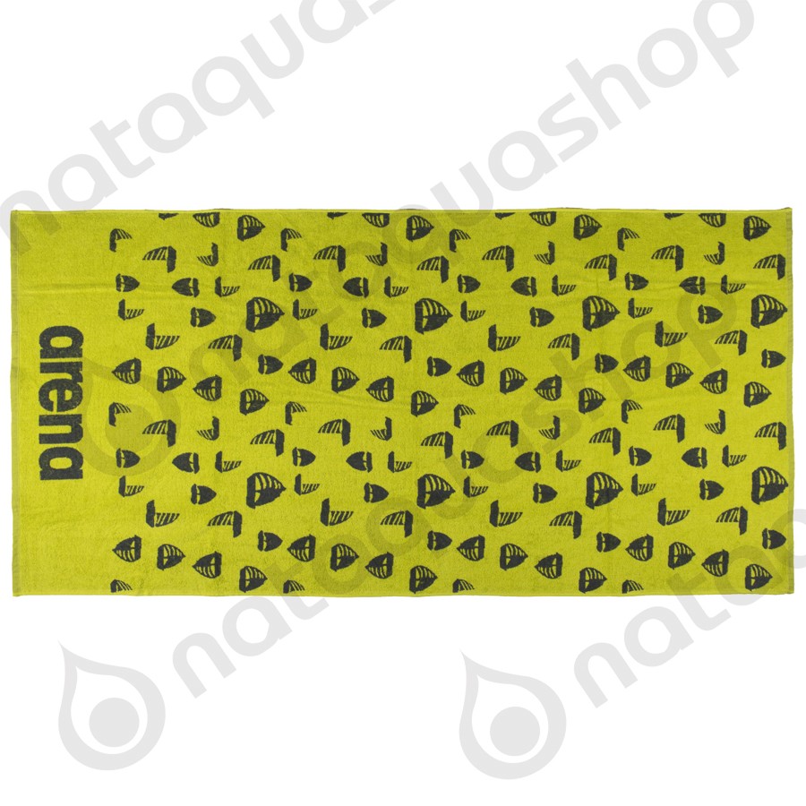 BEACH SOFT PRINTED TOWEL boat-soft green Color