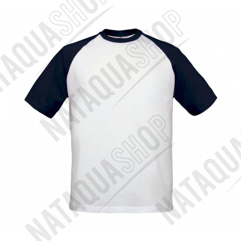 T-SHIRT BASE BALL - TU020 couleurs