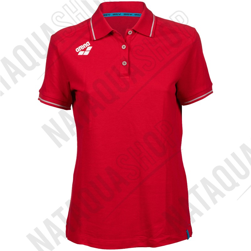 W TEAM SOLID POLOSHIRT COTON - FEMME couleurs