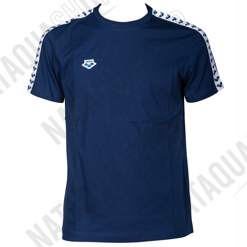 M T-SHIRT TEAM - HOMME bleu marine/blanc couleurs