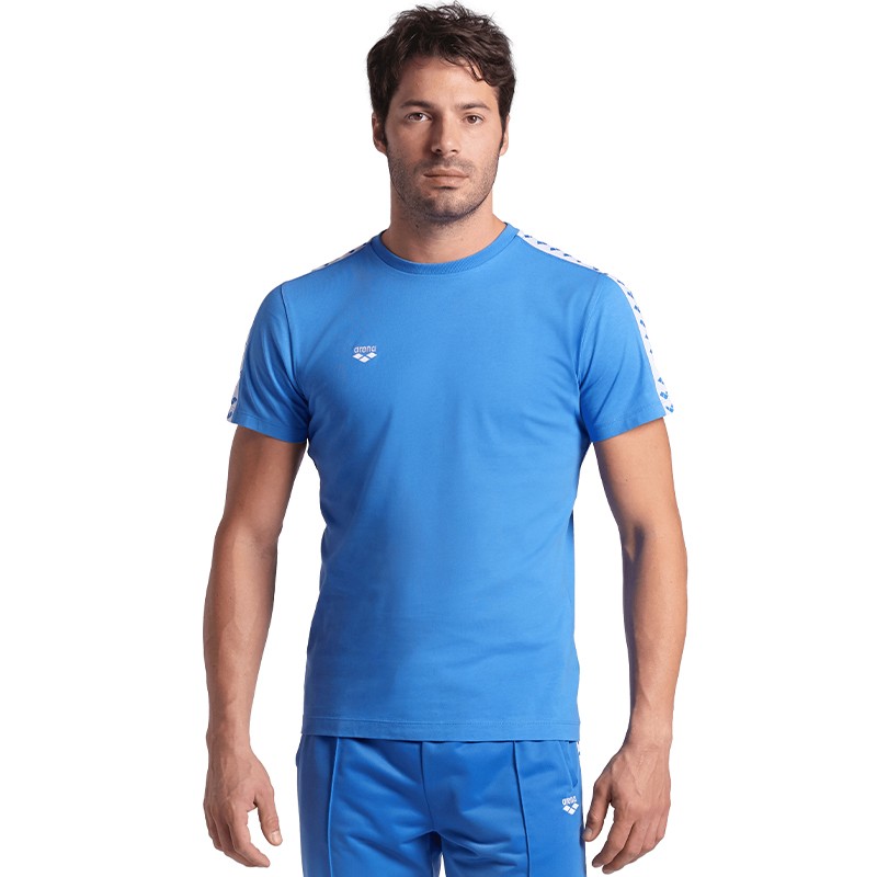M T-SHIRT TEAM - MAN royal blue/white Color