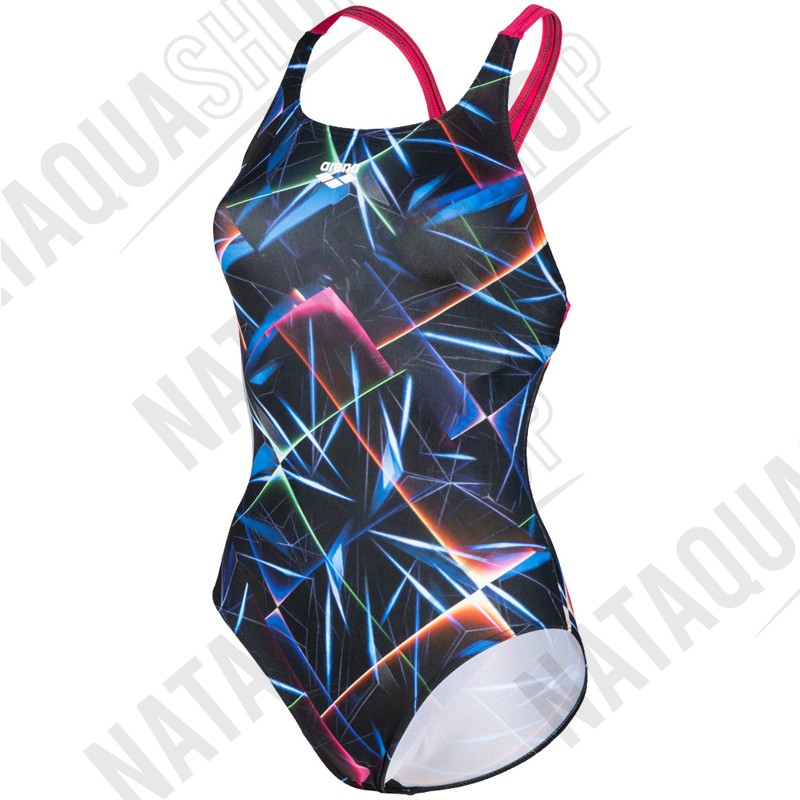 W SWIMSUIT SWIM PRO BACK ALLOVER - FEMME couleurs