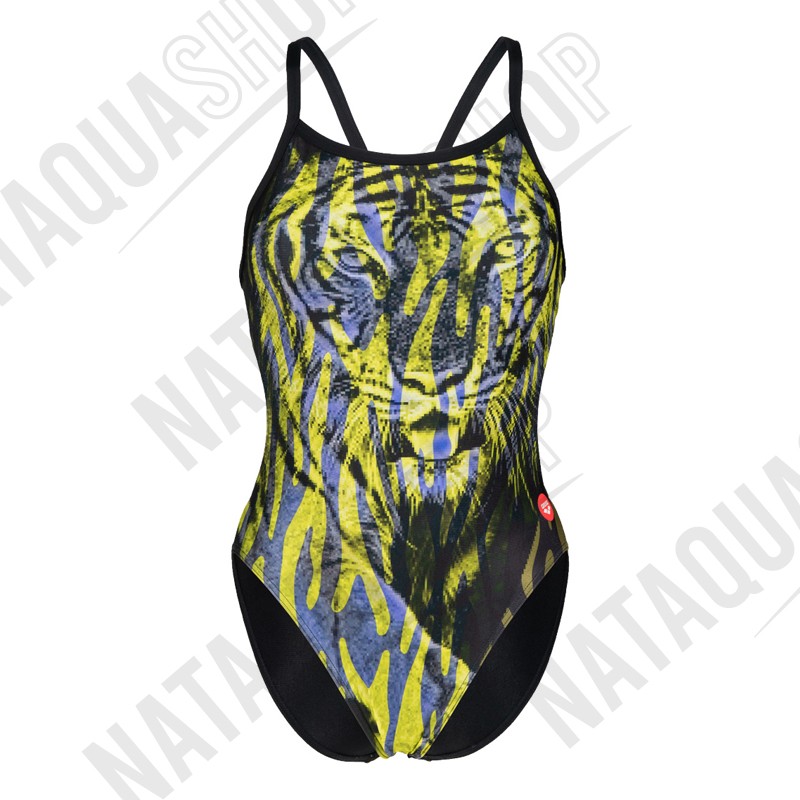 W CRAZY ARENA SWIMSUIT CHALLENGE BACK LION - FEMME couleurs