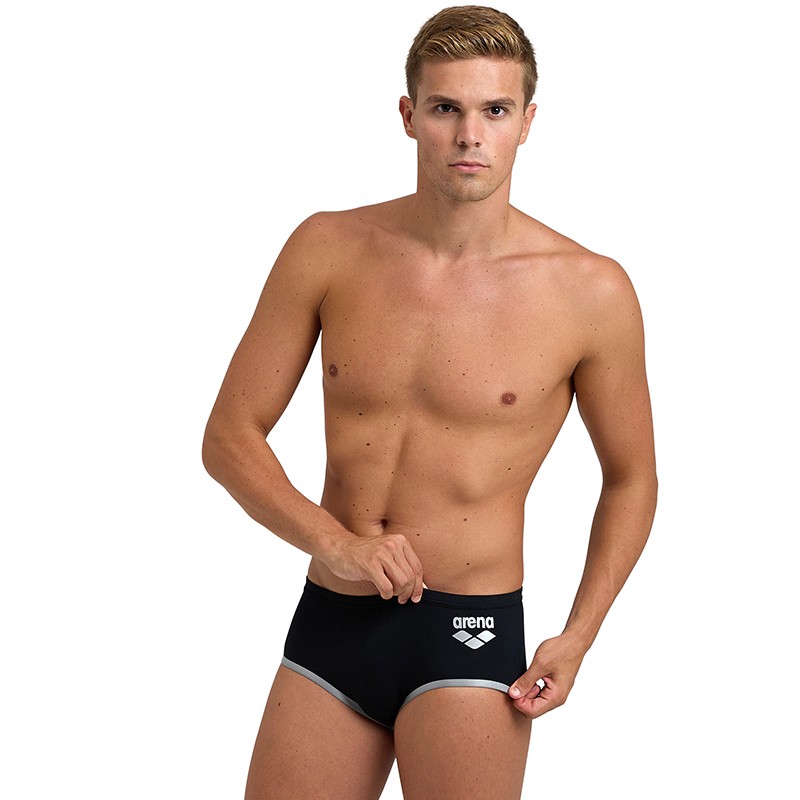 ARENA ONE 12CM BRIEF BIG LOGO black-silver Color