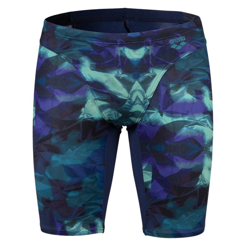 ARENA HERO CAMO SWIM JAMMER Bleu/Vert couleurs