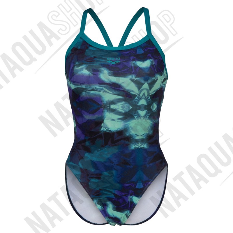 W ARENA HERO CAMO SWIMSUIT CHALLENGE BACK - FEMME couleurs