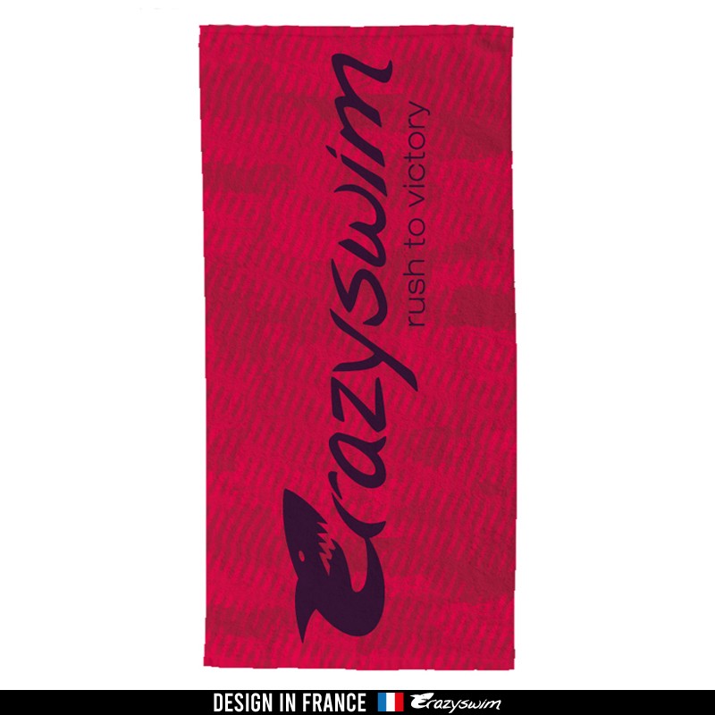 CRAZY SPORT TOWEL CLAWS Rouge couleurs