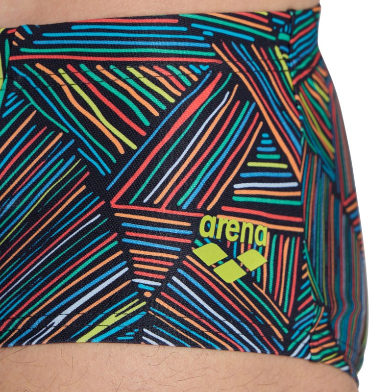 Bas de maillot de bain marron Ambre à la taille haute drapée