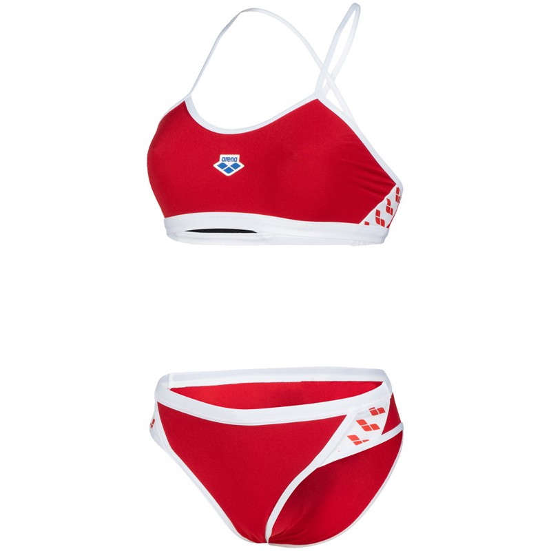 ICONS BIKINI CROSS BACK - Rouge Color