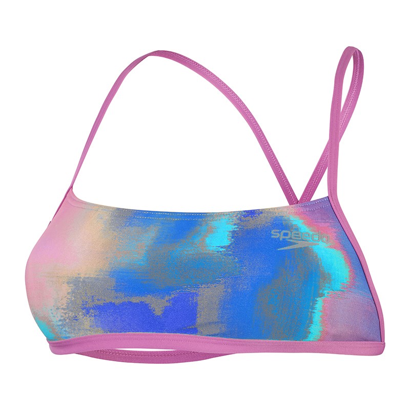 ALOV DIGI CROSS BACK CROP TOP FEMME Color