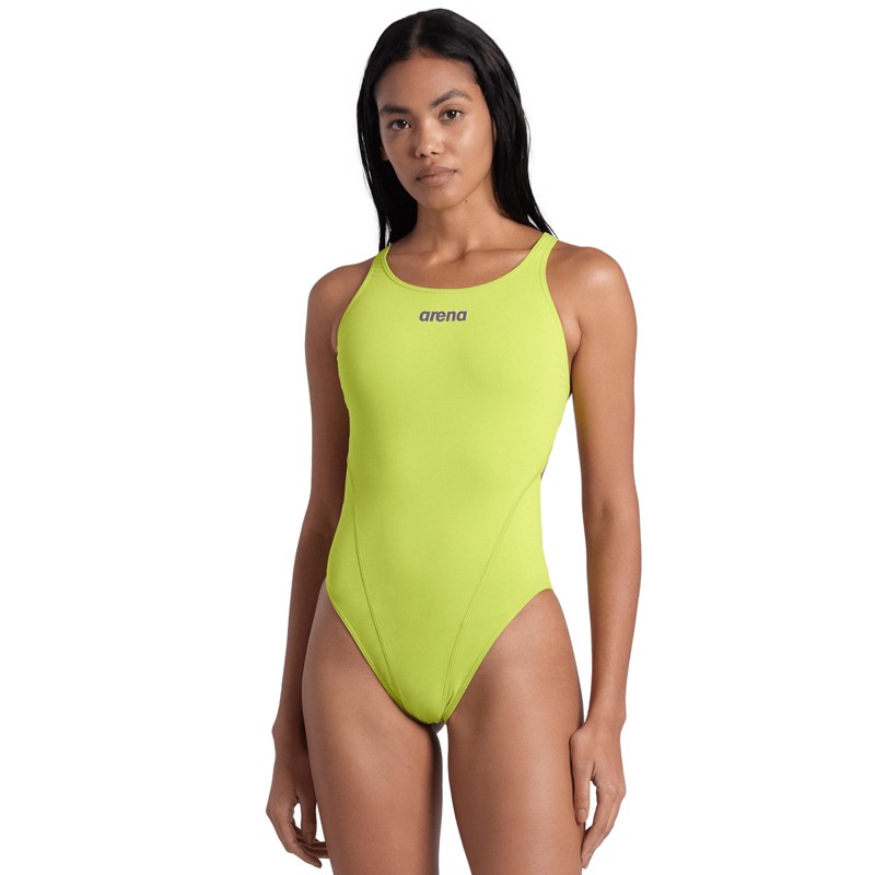 TEAM SWIMSUIT SWIM TECH SOLID Soft Green Green ARENA SWIMWEAR