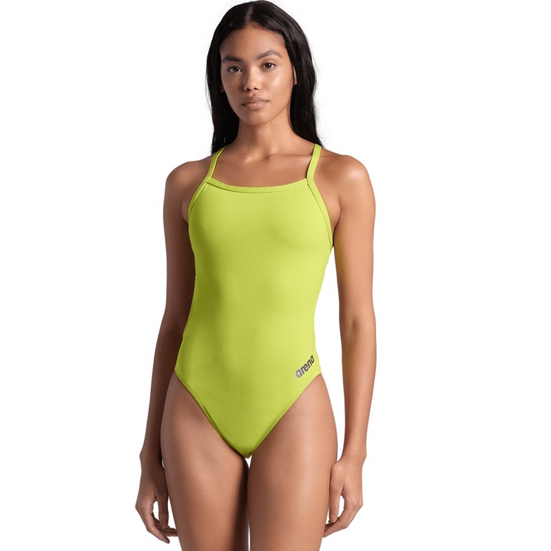TEAM SWIMSUIT CHALLENGE SOLID - Soft Green Color