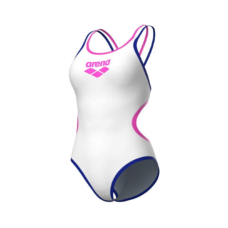 ONE DOUBLE CROSS BACK ONE PIECE White Color