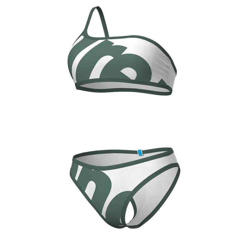 LOGO  SINGLE SHOULDER BIKINI Color