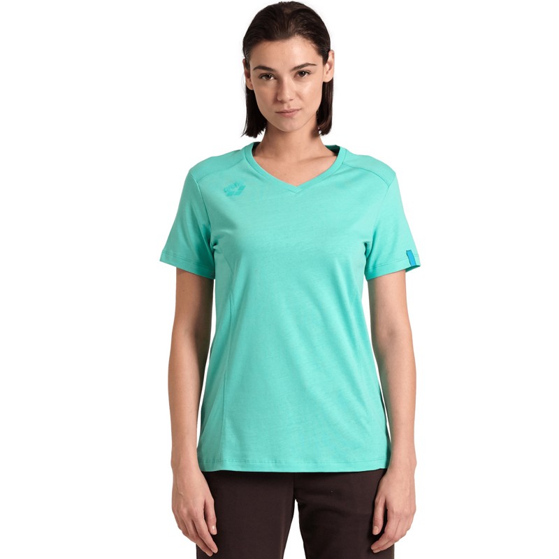 TEAM PANEL T-SHIRT Water - FEMME Color