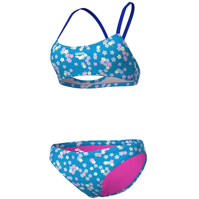 FLOWERS BIKINI BANDEAU couleurs