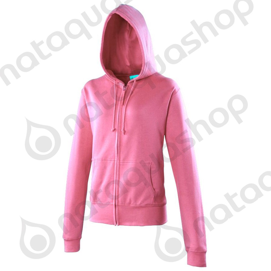 Sweat-shirt zippé FEMME - JH055 couleurs