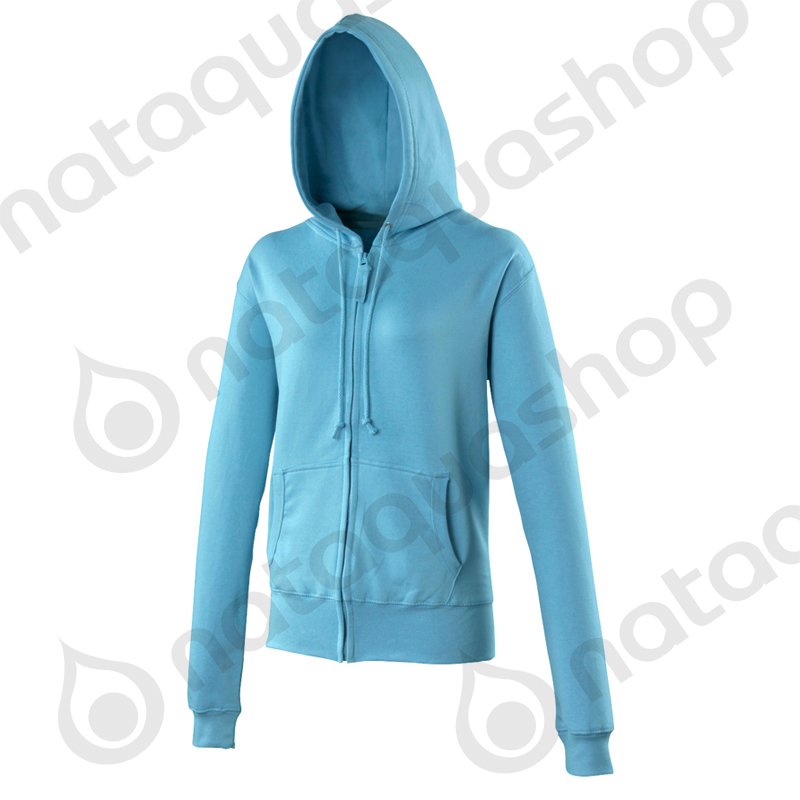 Sweat-shirt zippé FEMME - JH055 couleurs