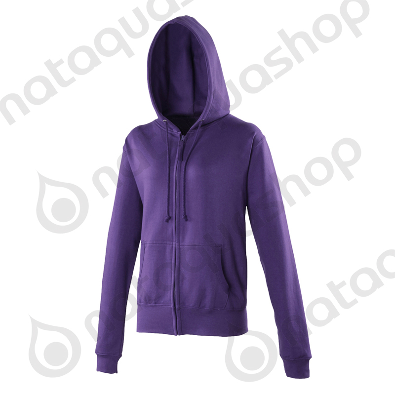 Sweat-shirt zippé FEMME - JH055 couleurs