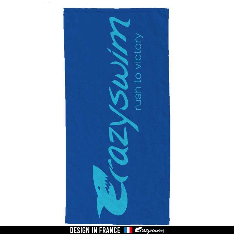 CRAZY SPORT TOWEL Bleu couleurs