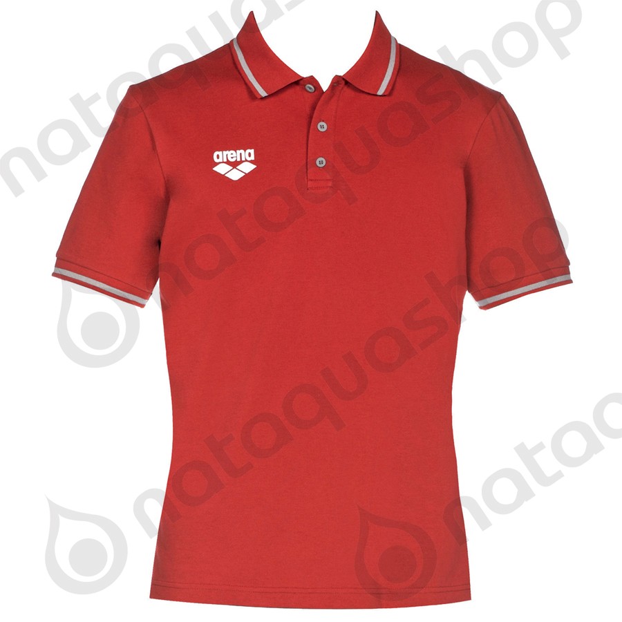 TL SS POLO - UNISEXE Rouge couleurs