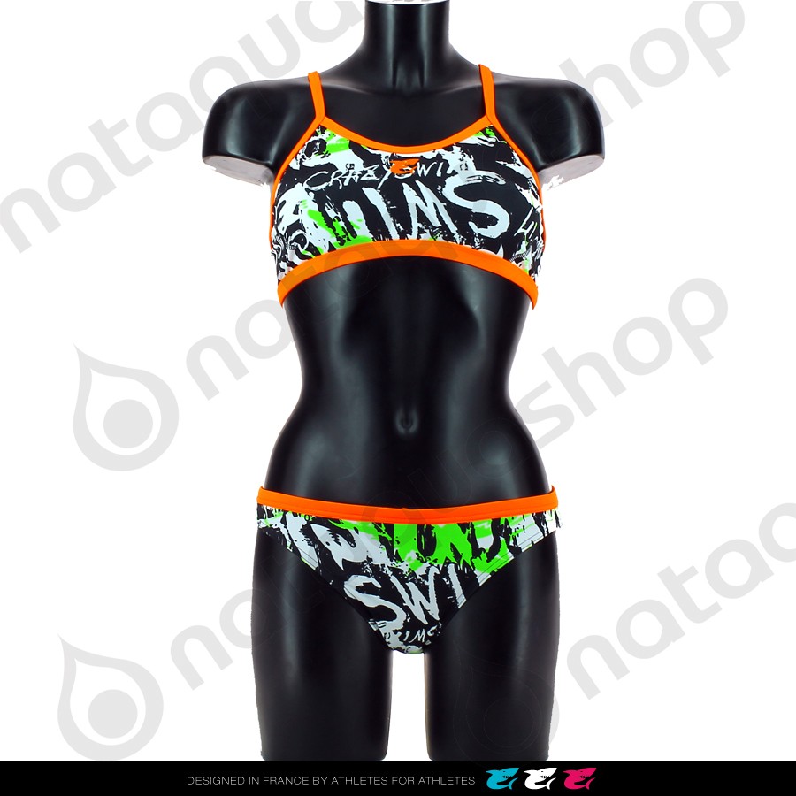 CRAZY WILD GRAFF 2P- GIRL  Green Color