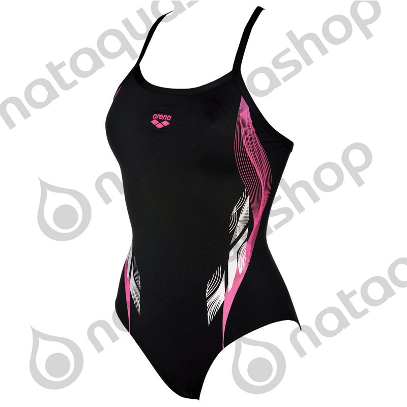 Fingerprint One Piece Woman Black Arena Swimwear Nataquashop Fingerprint One Piece Woman Black Arena Swimwear Nataquashop