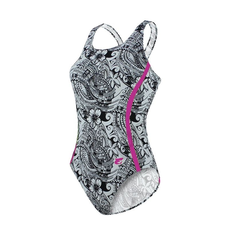 FLOWER MAT LB - FEMME black/white Color