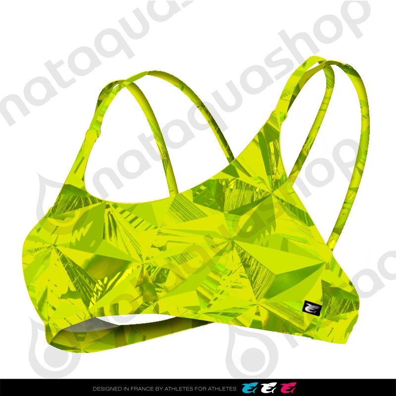 PRIMEVAL TOP CRISS-CROSS BACK - FEMME VERT LIME Color