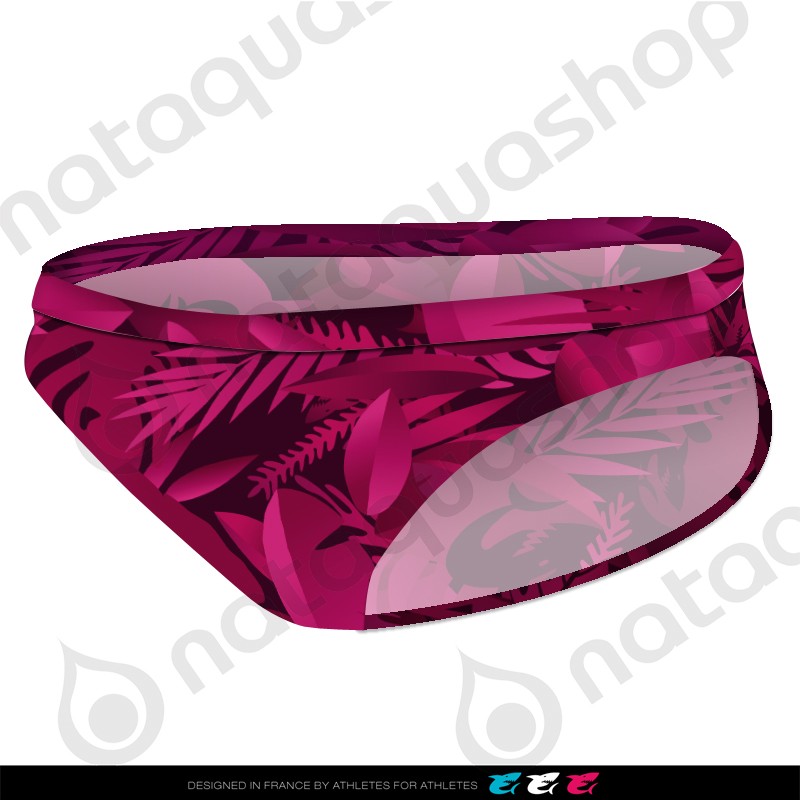 LEAVES FOREST BASIC BRIEF - FEMME Cherry Pink couleurs