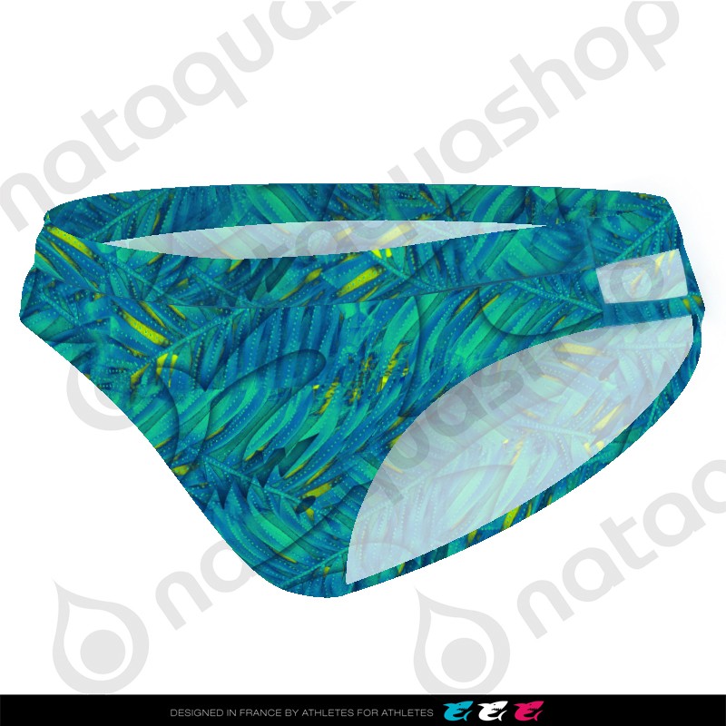 MAD FERN DOUBLE STRAP BRIEF - LADIES BLUE LAGOON Color