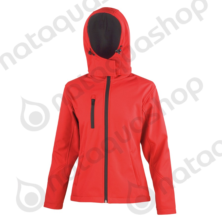 VESTE SOFTSHELL A CAPUCHE R230F - FEMME couleurs