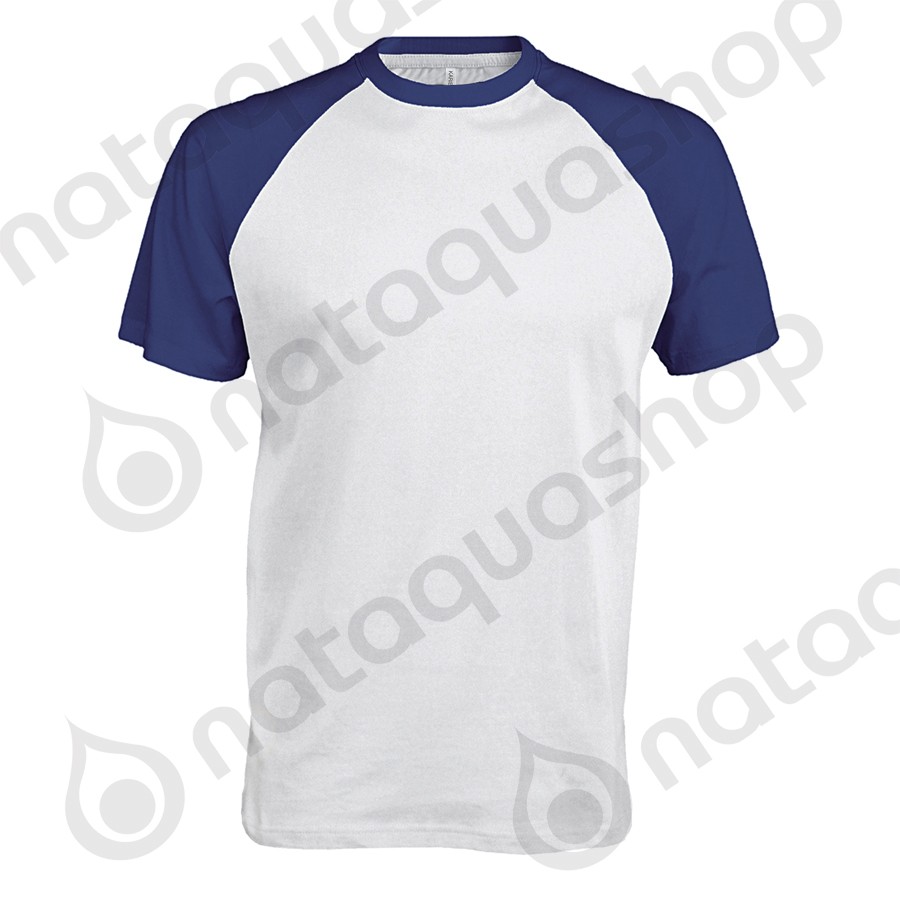 TEE-SHIRT BASE BALL BICOLORE - KB330 Color