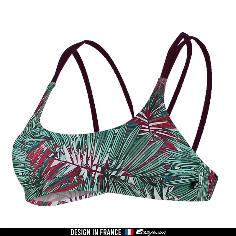 LAMIA TOP JUNGLE MANIA - FEMME Kaki couleurs