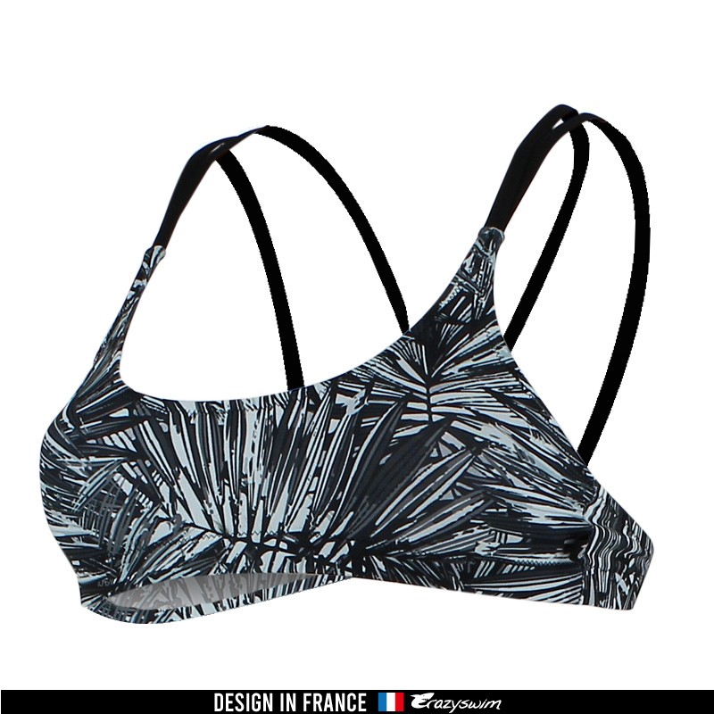 LAMIA TOP JUNGLE MANIA - FEMME Noir couleurs