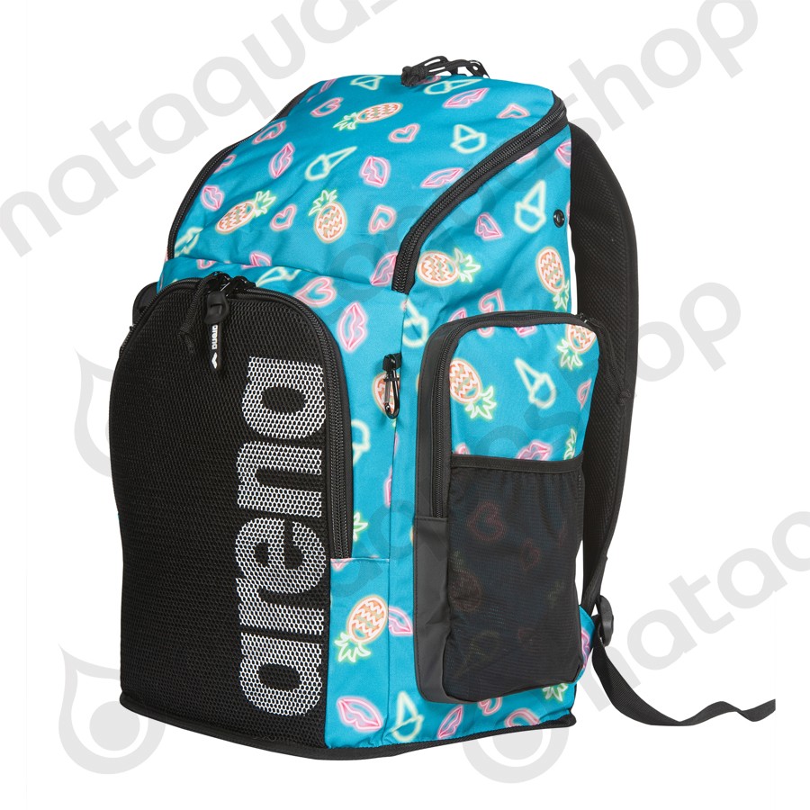 Swimming Bag Arena Team Backpack 45L Ltd Edition Neon Lights Black 