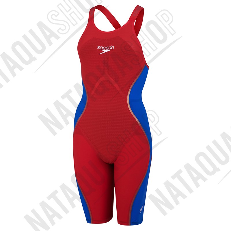 LZR PURE INTENT DOS OUVERT - FEMME Rouge/Bleu couleurs